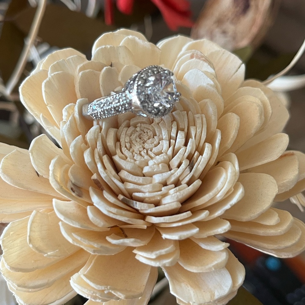 Stainless steel ring size 6‎ beautiful